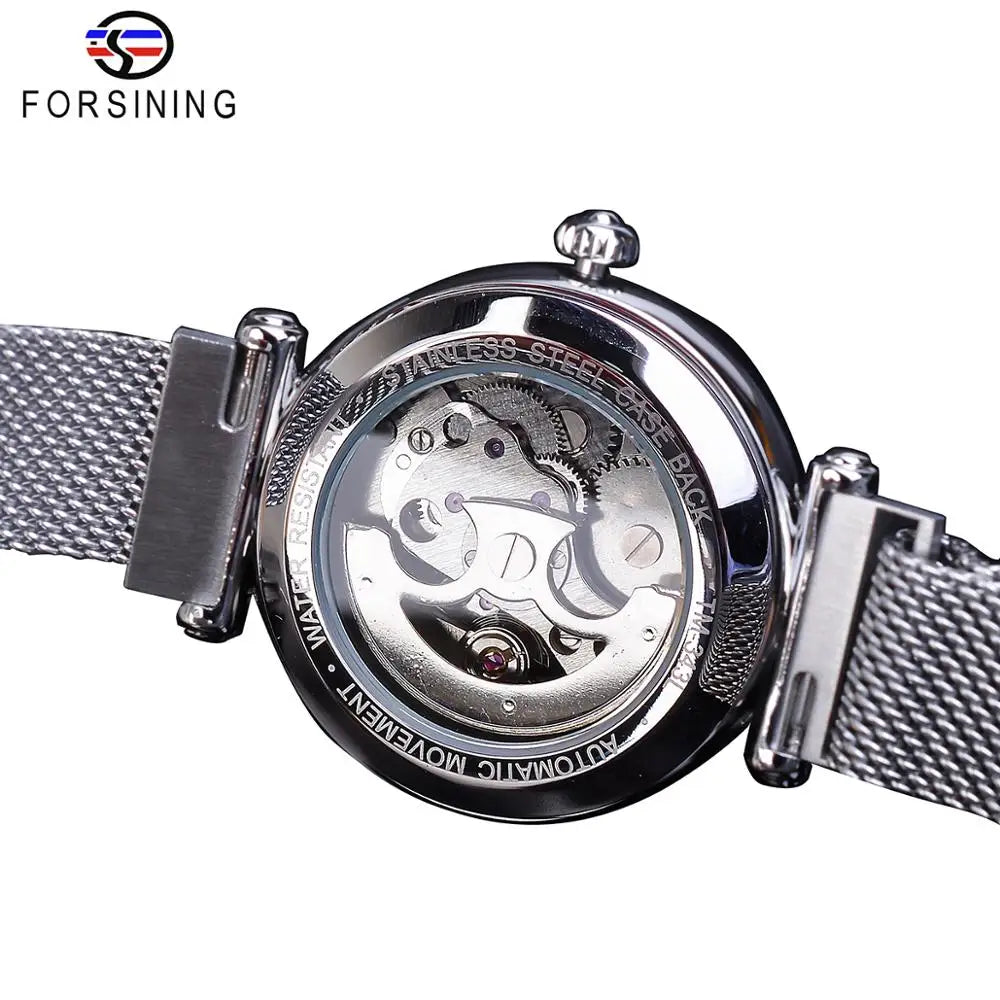 Forsining Top Brand Luxury Diamond Women Watches