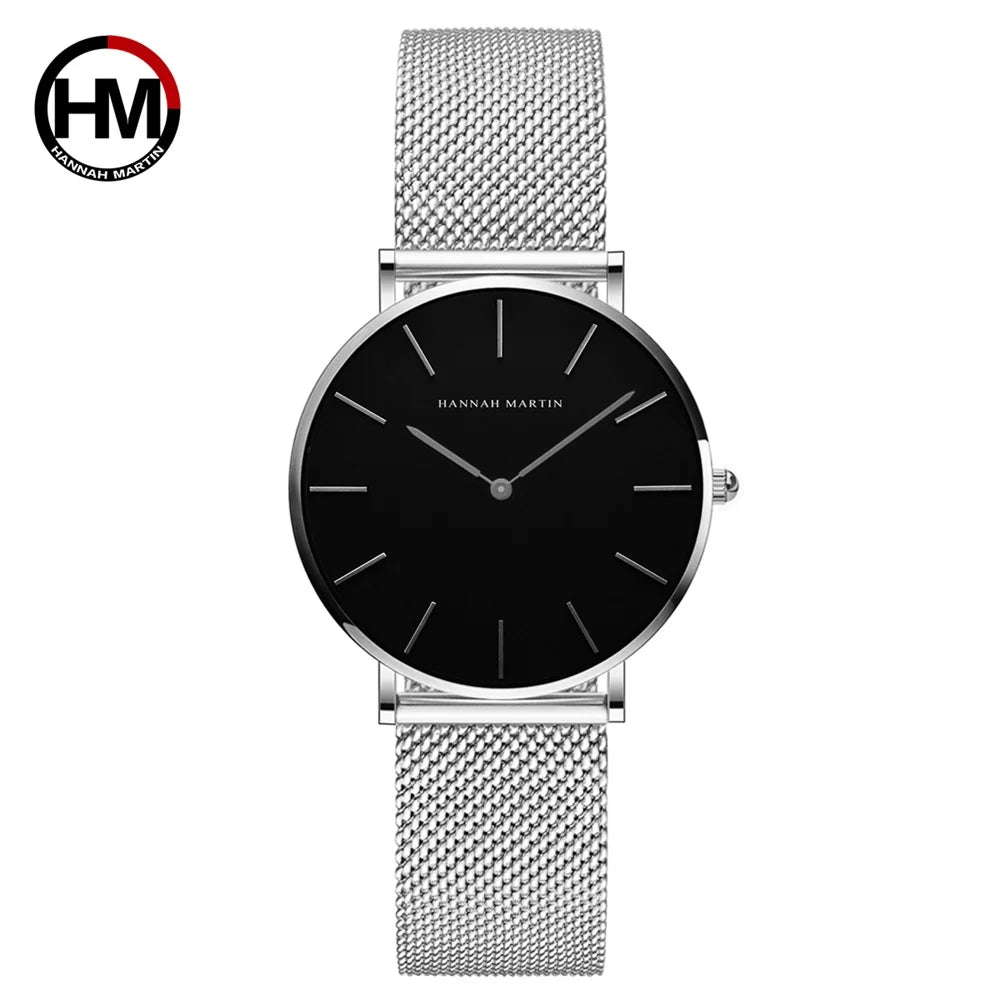 ROSE GOLD MESH WOMEEN'S MINIMALIST WATCH