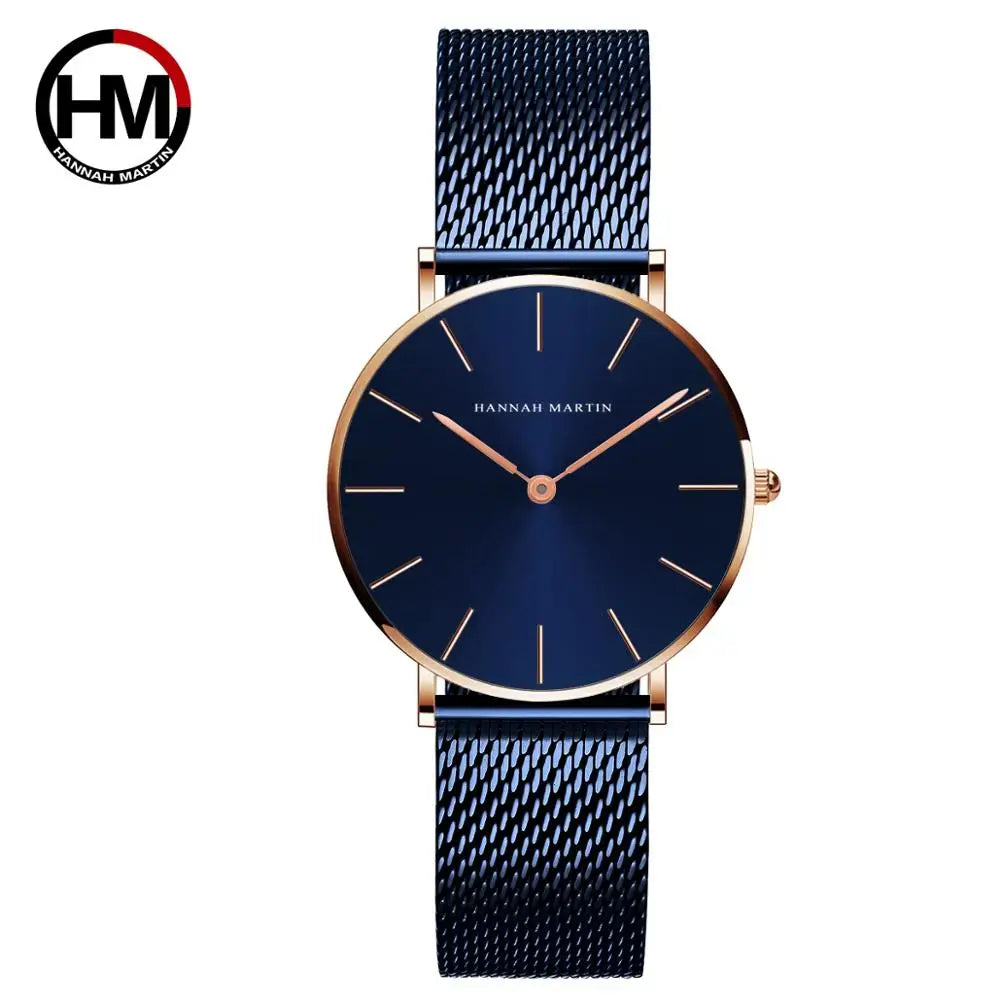 ROSE GOLD MESH WOMEEN'S MINIMALIST WATCH