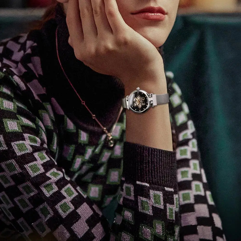 Forsining Top Brand Luxury Diamond Women Watches