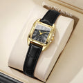 Fashion Square Women Leather Strap Ladies