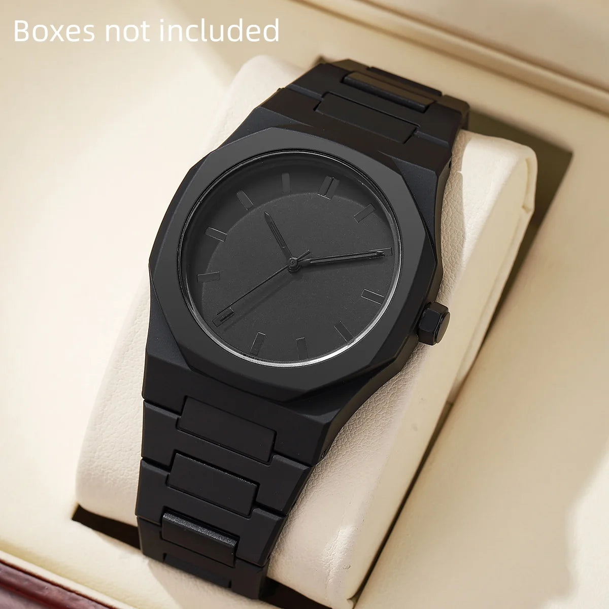 Modern Minimalist Personality Creative All-black Men's Watch