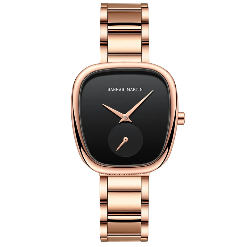 ELEGANT SQUARE WOMEN'S MESH WATCH