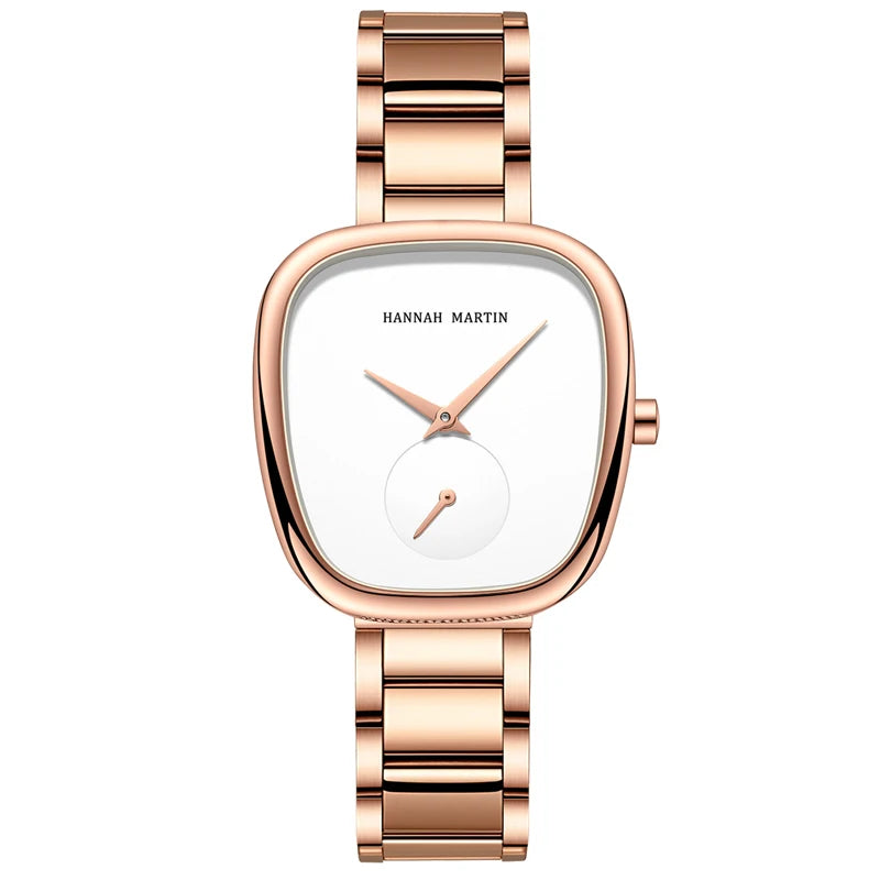 ELEGANT SQUARE WOMEN'S MESH WATCH