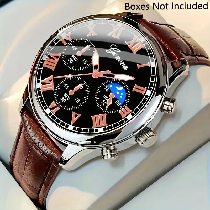 Casual men's quartz watch