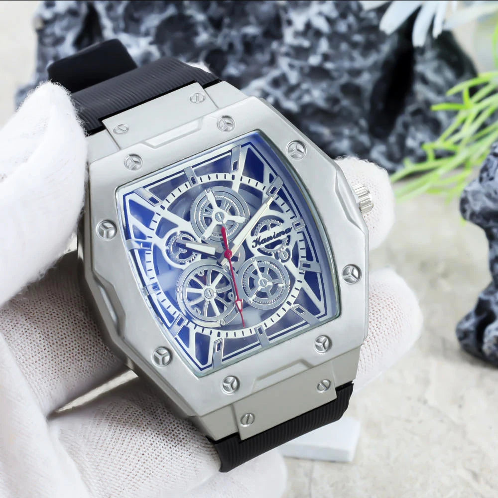 Men Fashion Hollow Silicone