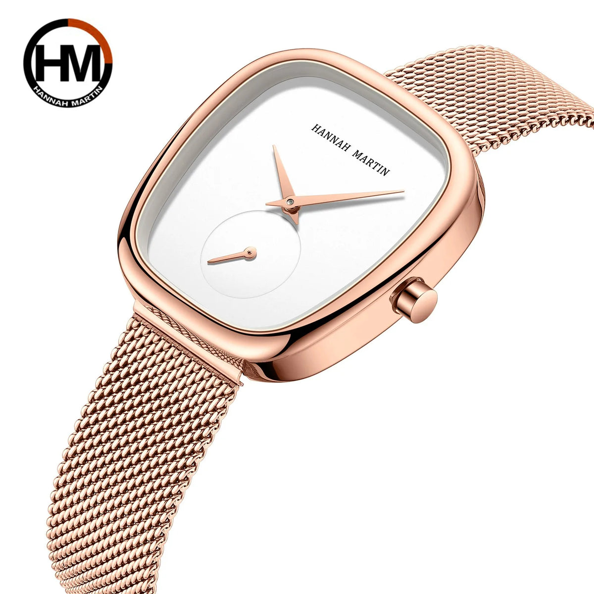 ELEGANT SQUARE WOMEN'S MESH WATCH