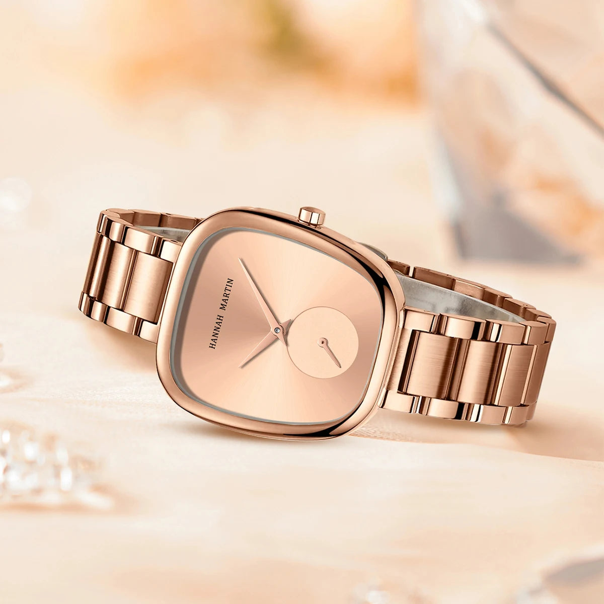 ELEGANT SQUARE WOMEN'S MESH WATCH