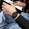 New Casual Leather Strap Men Sports Watch Quartz