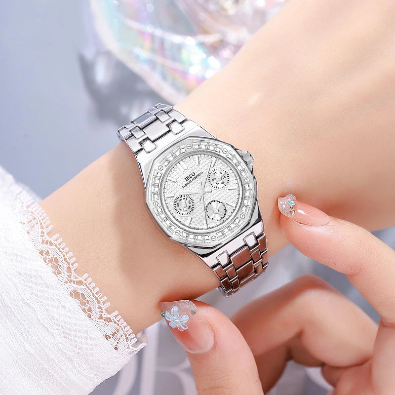 ELEGENT SILVER WOMEN'S CLASSIC WATCH