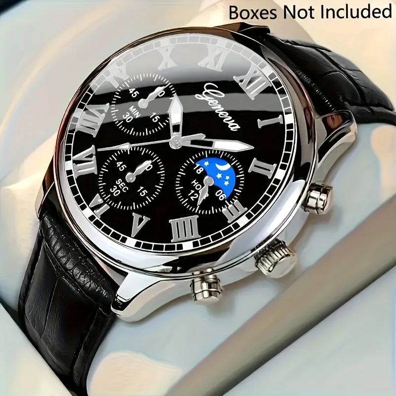 Casual men's quartz watch