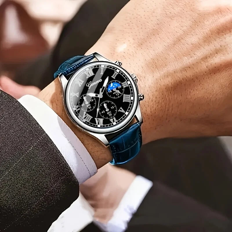 Casual men's quartz watch