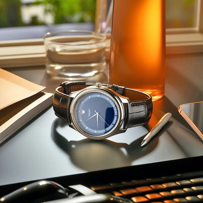 Men's Fashion Business Belt Watch Leisure