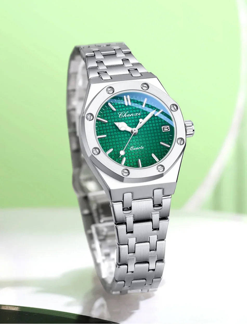 ELEGANT WOMEN'S STAINLESS STEL SPORT WATCH