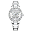 Elegant Silver &pink Women's watch